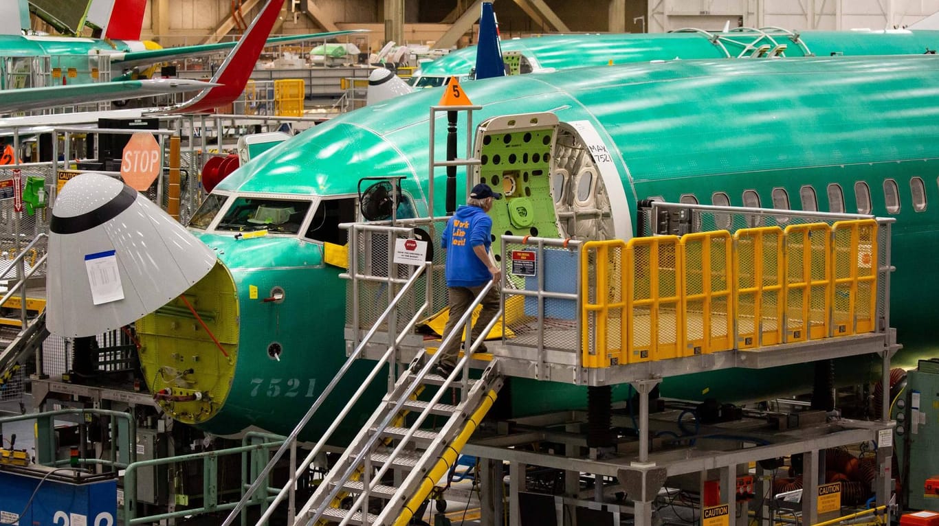 Boeing-Werk in Washington: Wegen der staatlichen Förderung von Flugzeugherstellern haben sich die USA und EU jahrelang einen erbitterten Handelsstreit geliefert.