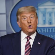 Donald Trump: Der US-Präsident glaubt, die Wahlen wurden manipuliert.