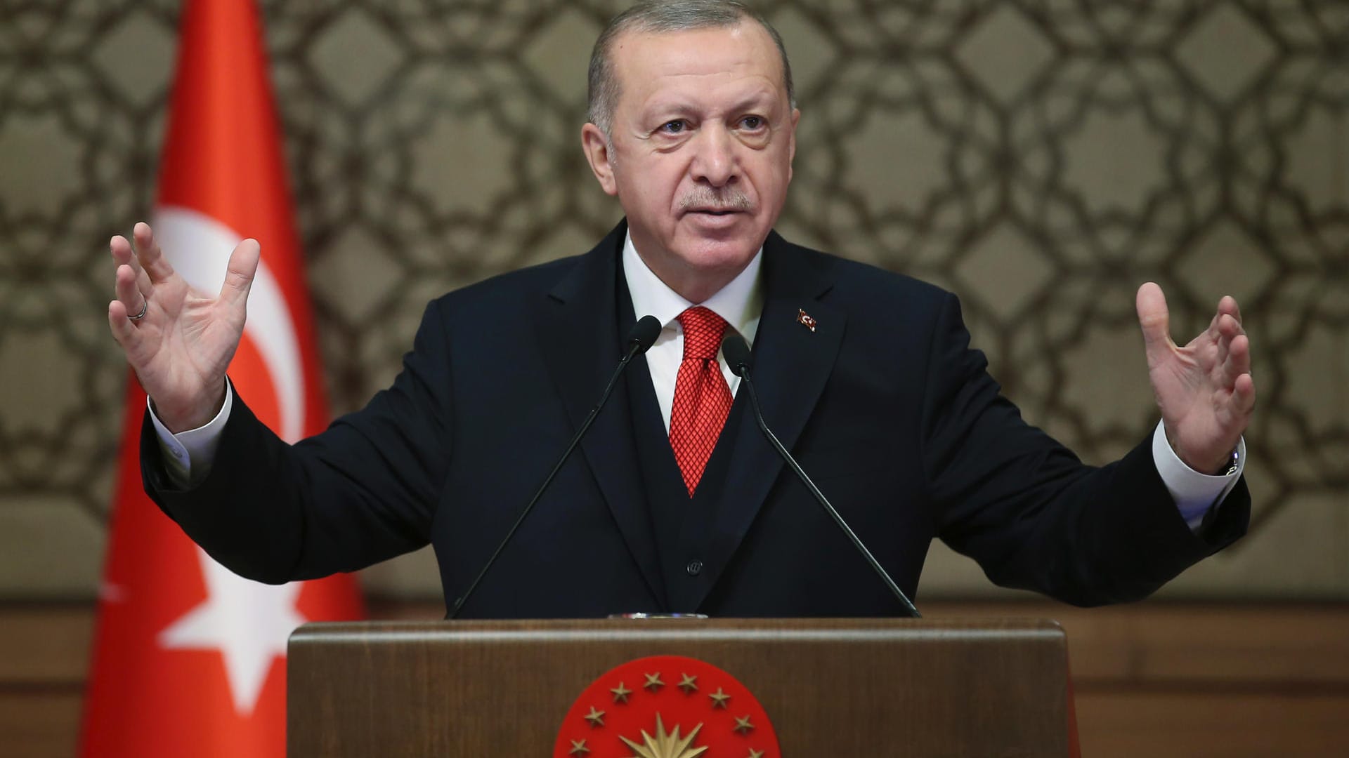 Recep Tayyip Erdoğan: Der türkische Präsident hat einen neuen Finanzminister ernannt. Recep Tayyip Erdoğan: Der türkische Präsident hat einen neuen Finanzminister ernannt.