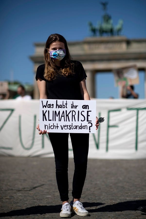 Juni 2020: Luisa Neubauer bei einer Demonstration in Berlin.
