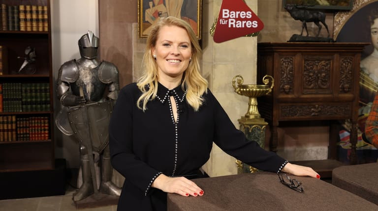 "Bares für Rares": Patricia Kelly ist zu Gast auf Schloss Drachenburg.