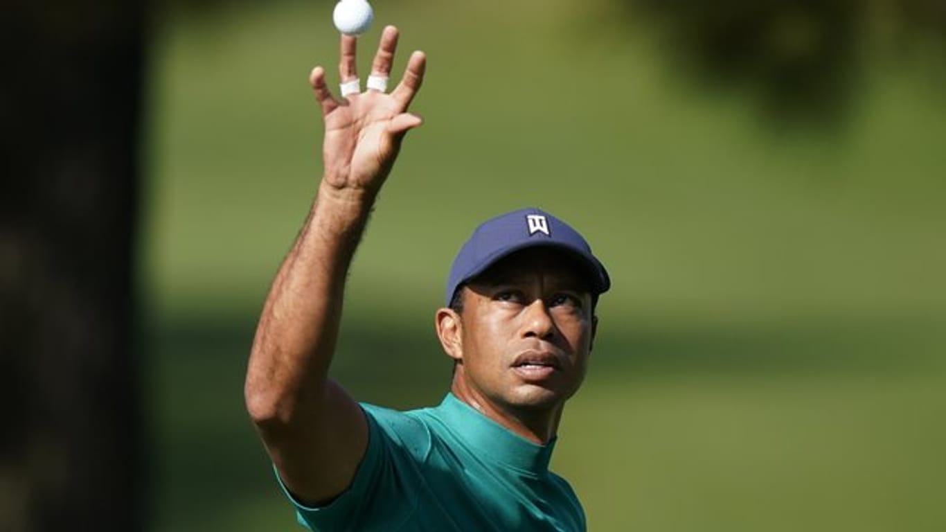 Titelverteidiger in Augusta: Tiger Woods.