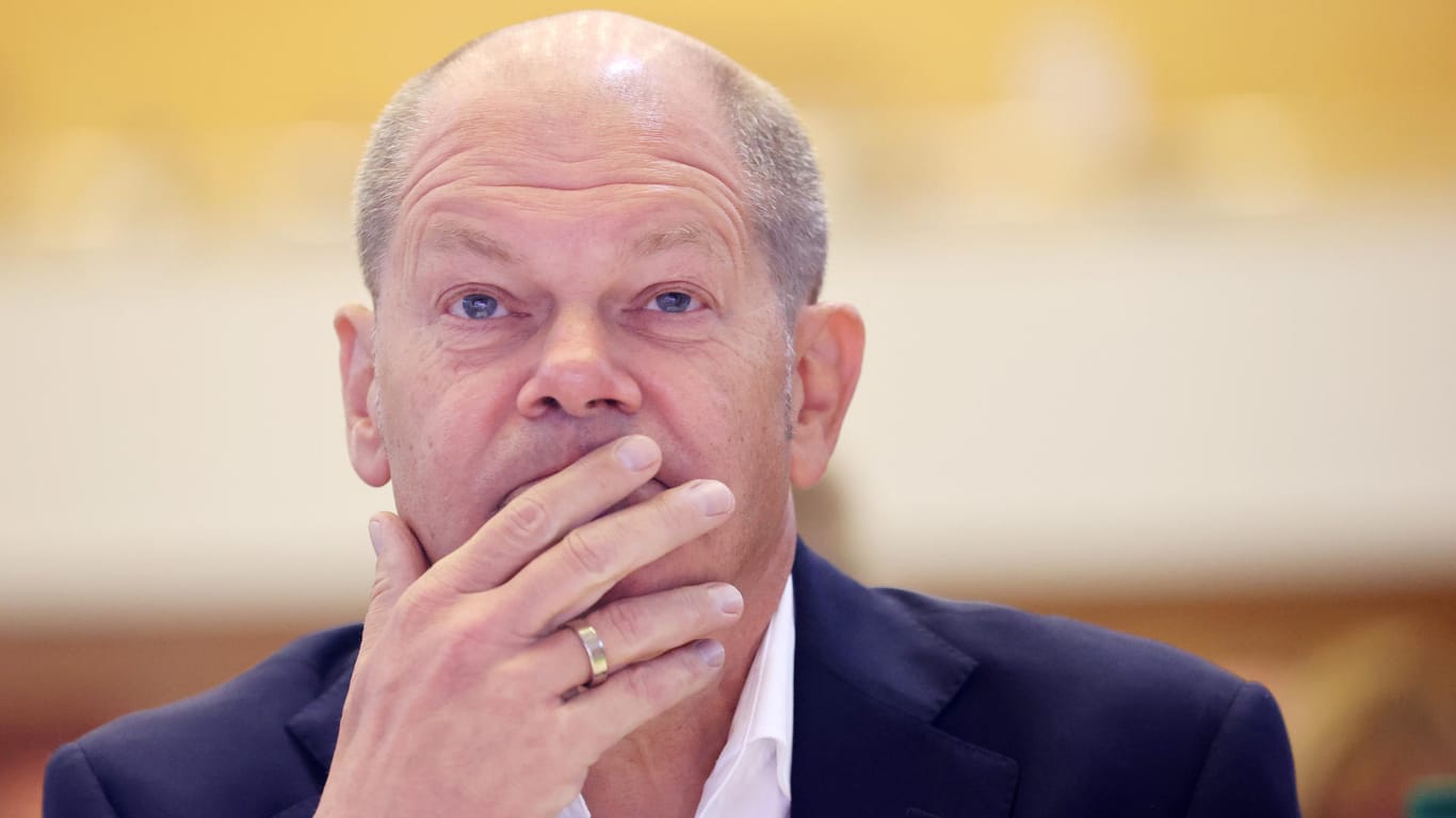 Olaf Scholz (SPD): Der Finanzminister stellt die neue Steuerschätzung vor.
