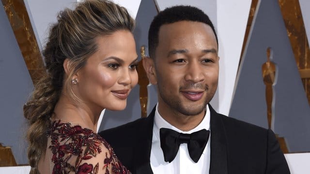 Der US-Sänger John Legend und das Model Chrissy Teigen.