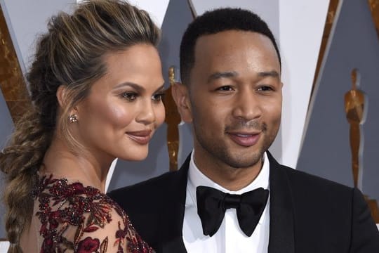 Der US-Sänger John Legend und das Model Chrissy Teigen.