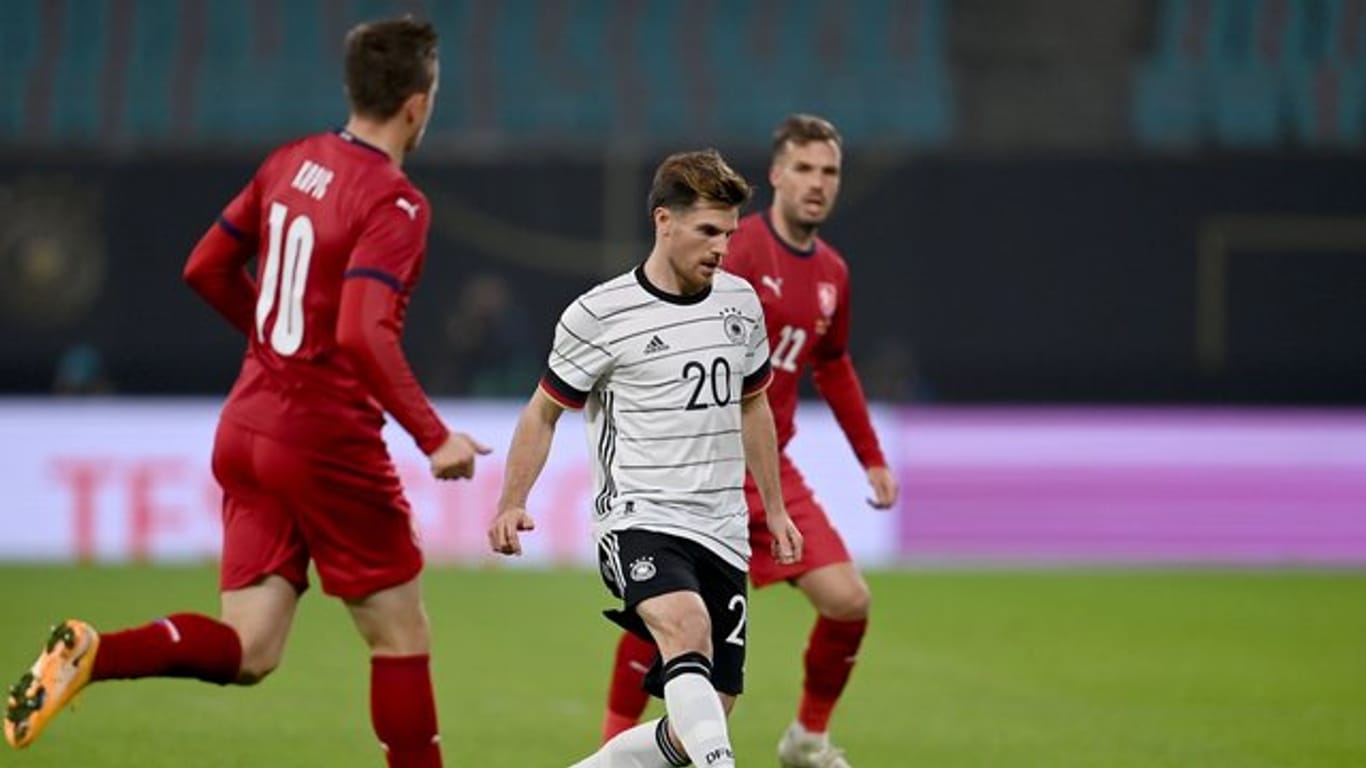 Verletzte sich im Länderspiel gegen Tschechien: Gladbachs Jonas Hofmann.