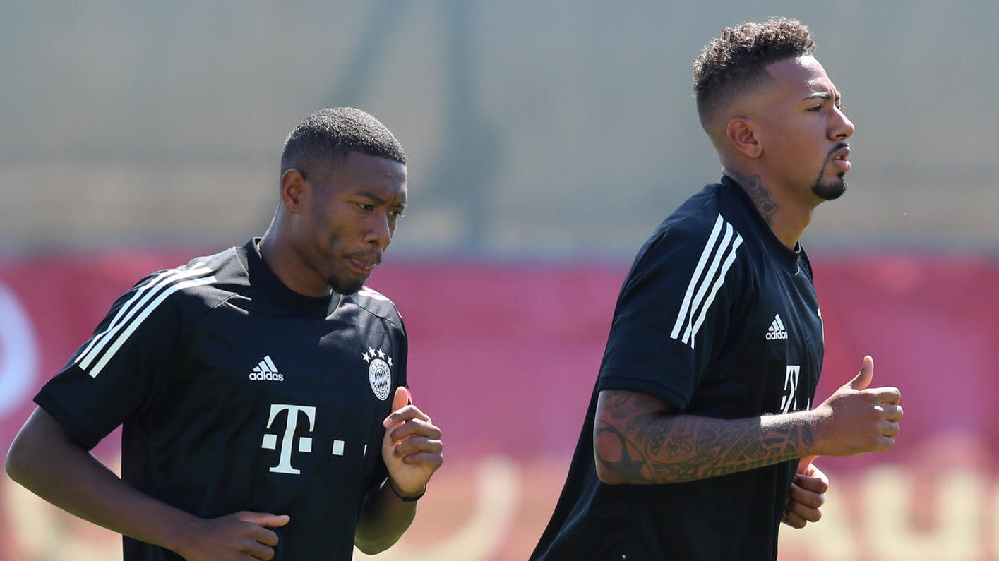 David Alaba (l.) und Jérôme Boateng: Die Bayern-Verteidiger sind bald womöglich nicht mehr in München aktiv.