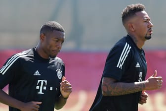 David Alaba (l.) und Jérôme Boateng: Die Bayern-Verteidiger sind bald womöglich nicht mehr in München aktiv.
