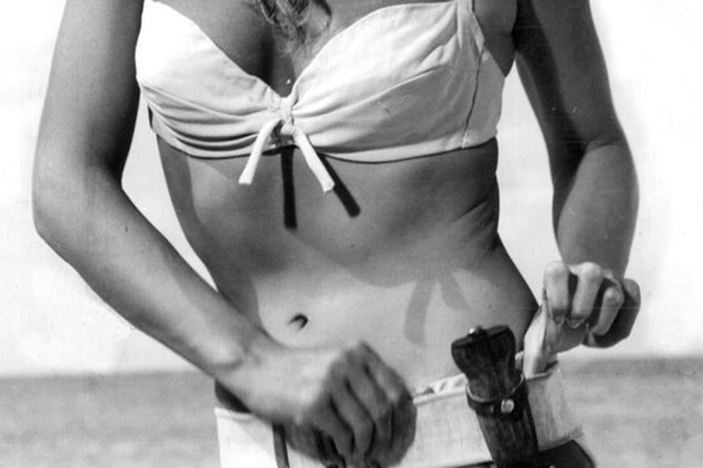 Nur ganz wenig Stoff hat die Schauspielerin Ursula Andress berühmt gemacht.