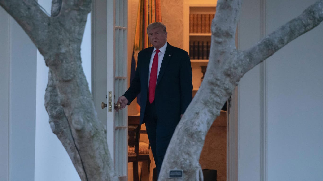 Blick ins Oval Office: Hier soll sich Trump seit dem Wahltag deutlich länger als üblich verschanzen.