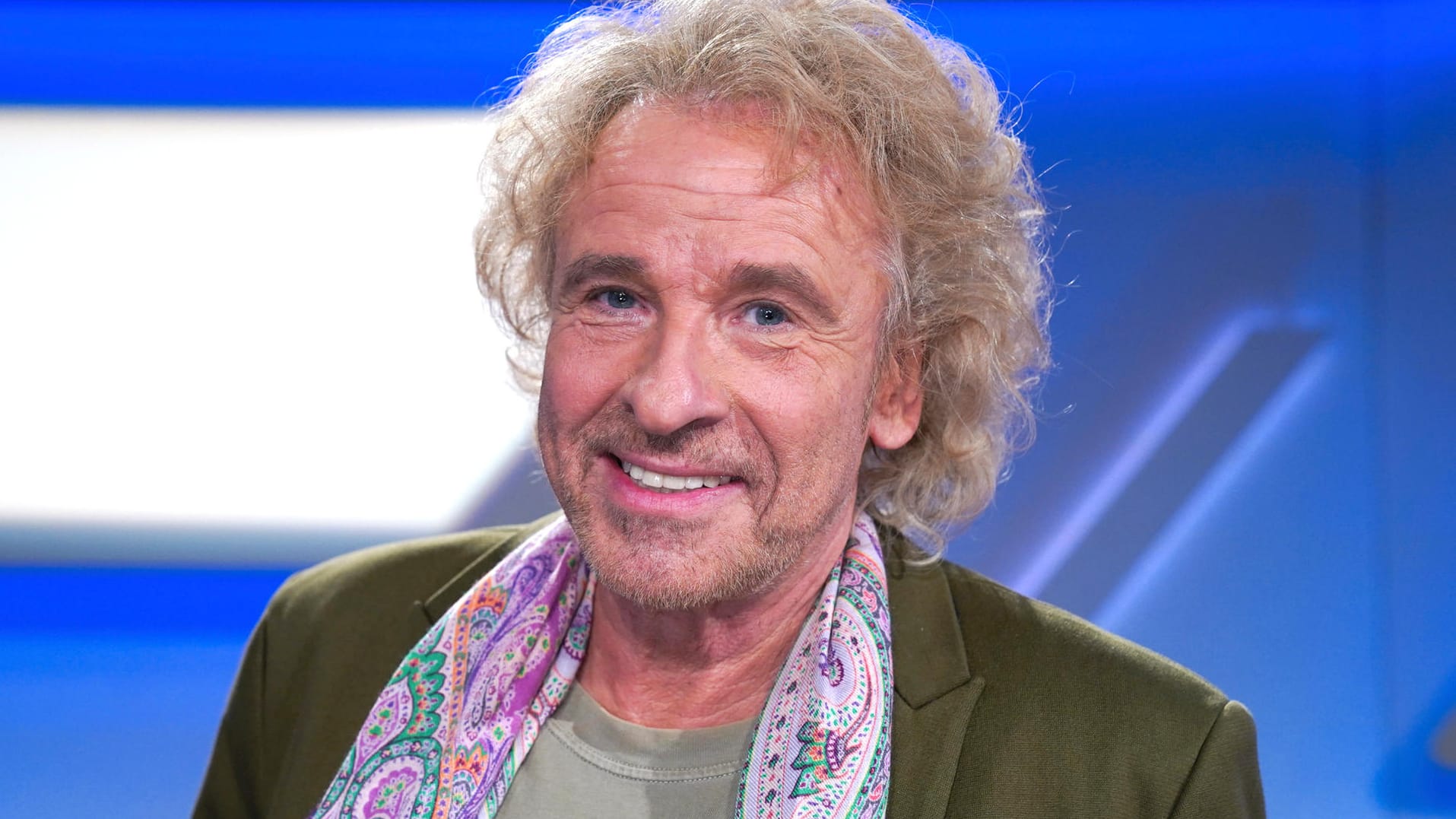 Thomas Gottschalk: Seine blonden Locken sind genauso Kult wie der Entertainer.