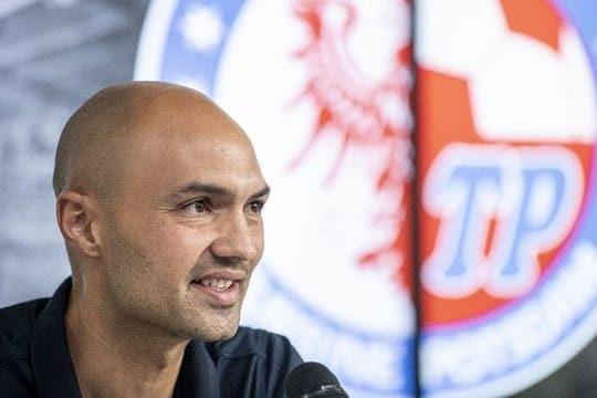 Trainer Sofian Chahed gewann mit Turbine Potsdam.