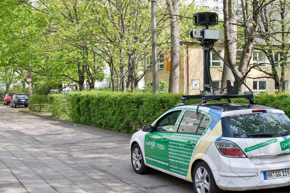 Ein Kameraauto von Google: Google Street View startete in Deutschland vor zehn Jahren.