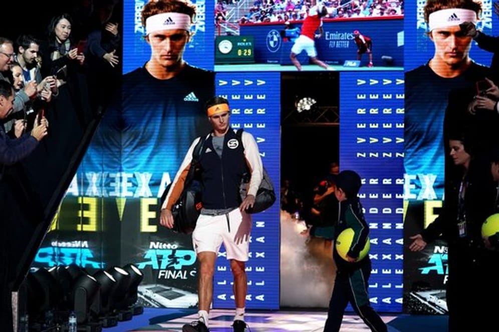 Deutsche Hoffnung bei den ATP Finals in London: Alexander Zverev.