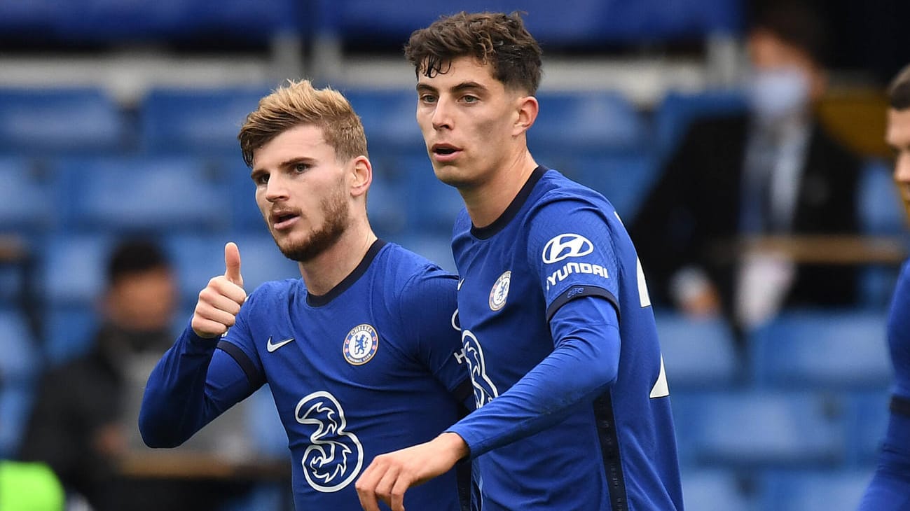 Zwei Deutsche in London mit unterschiedlichem Start: Timo Werner (l.) und Kai Havertz.