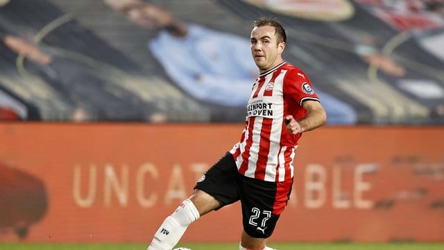Hat in Eindhoven zu neuer Spielfreude gefunden: Mario Götze. Hat in Eindhoven zu neuer Spielfreude gefunden: Mario Götze.