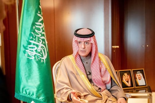 Der saudische Staatsminister für Auswärtiges, Adel al-Dschubair, in Berlin.