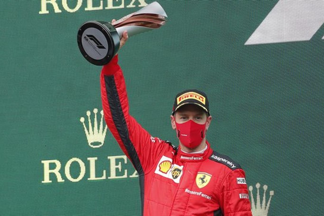 Durfte sich in Istanbul endlich wieder über eine Podiumsplatzierung freuen: Sebastian Vettel.