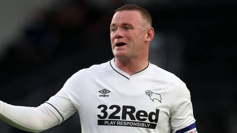 Wayne Rooney: Die englische Fußballlegende könnte am Wochenende erstmals als Cheftrainer an der Seitenlinie stehen.