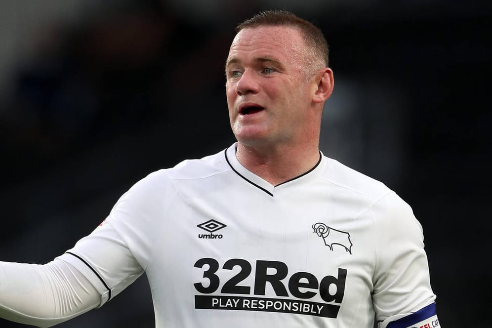 Wayne Rooney: Die englische Fußballlegende könnte am Wochenende erstmals als Cheftrainer an der Seitenlinie stehen.