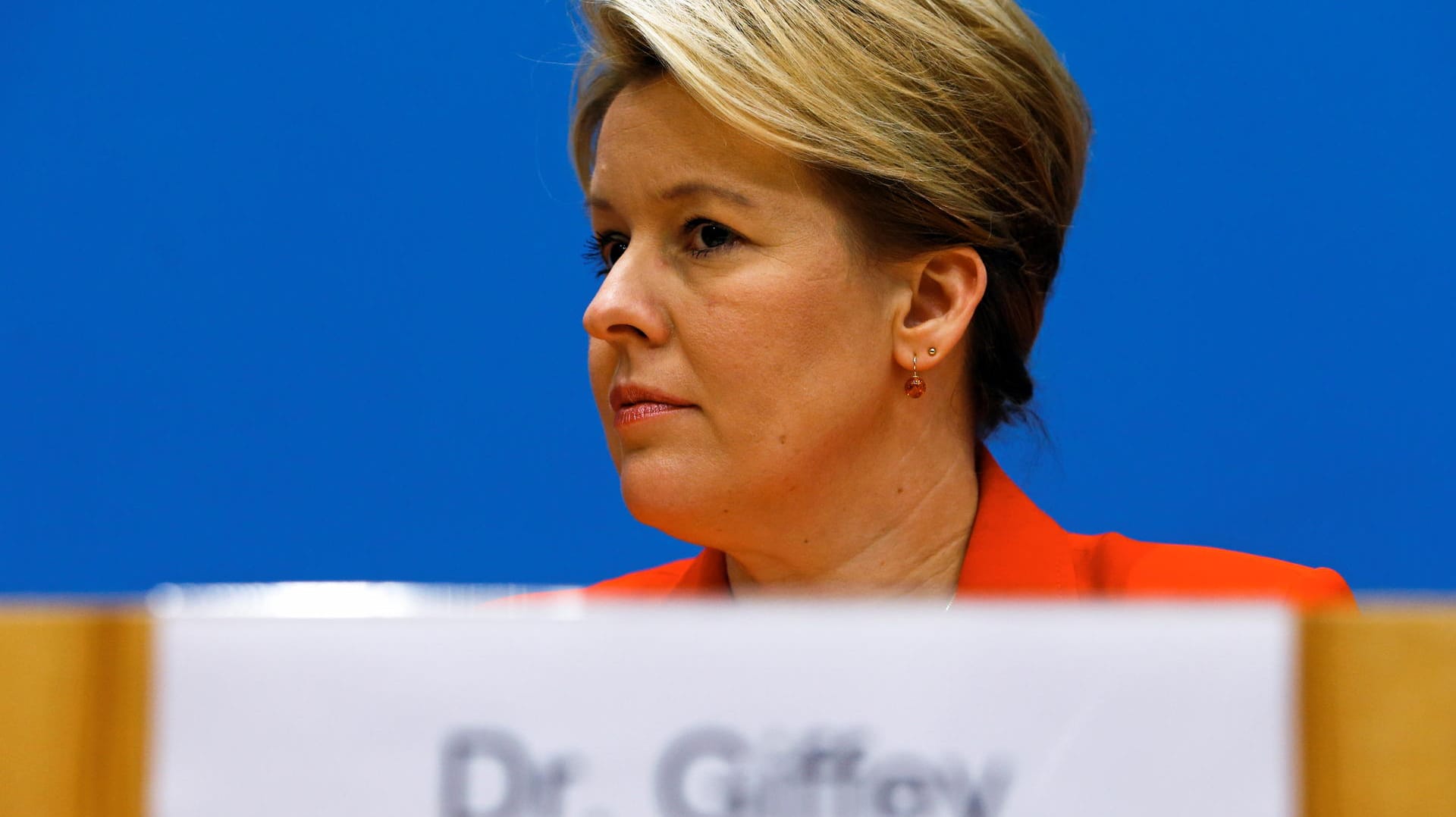 Familienministerin Giffey: Sie will auf ihren Doktortitel verzichten.