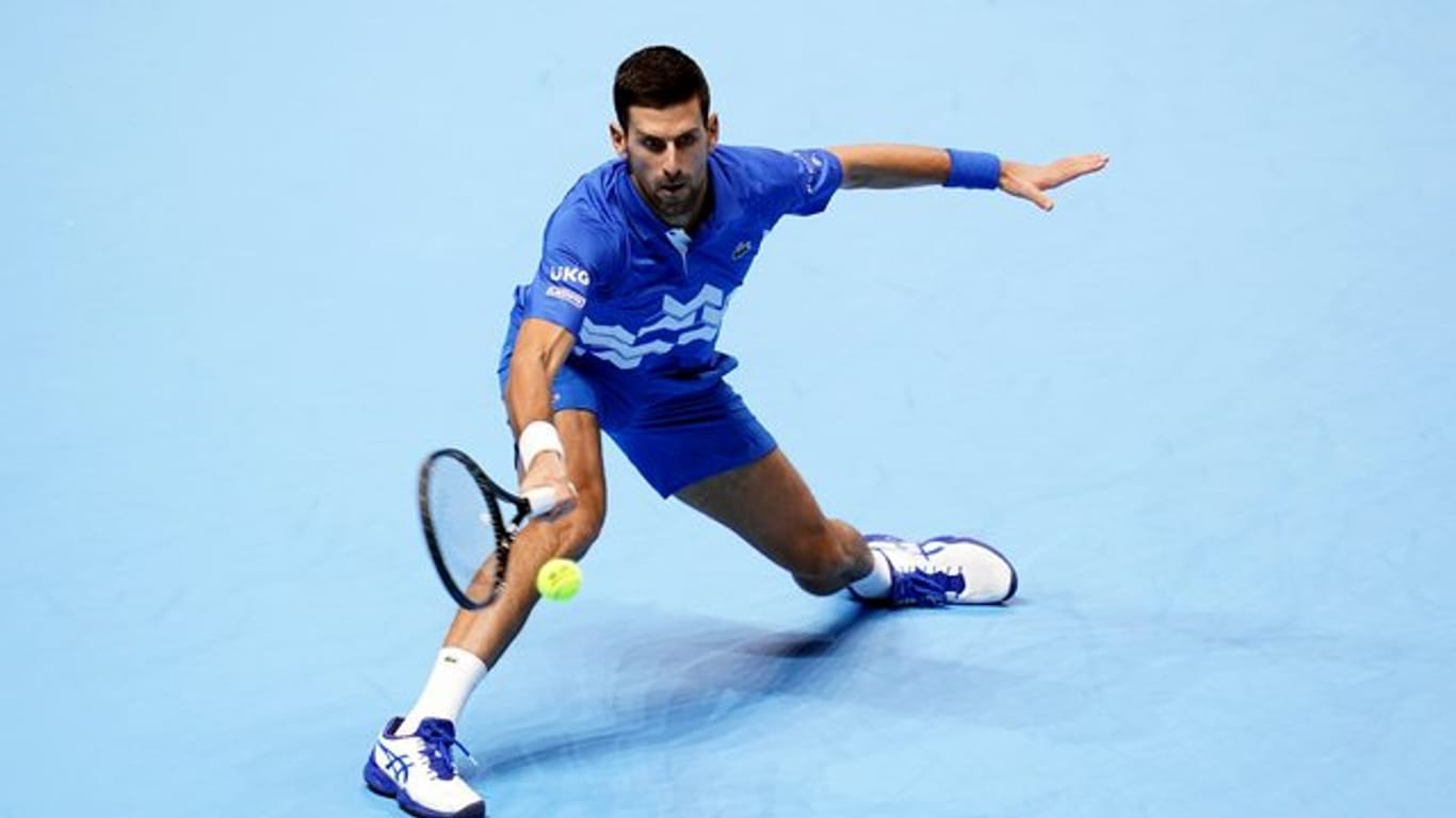 Hat sich klar gegen den Argentinier Diego Schwartzman durchgesetzt: Novak Djokovic in Aktion.