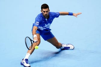 Hat sich klar gegen den Argentinier Diego Schwartzman durchgesetzt: Novak Djokovic in Aktion.