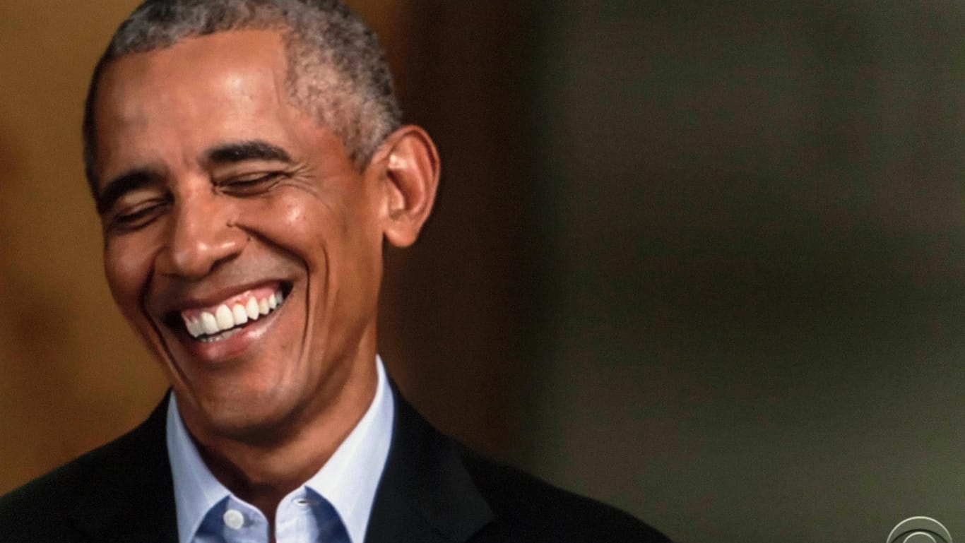 Das Obama-Lachen ist wieder da: Der Ex-Präsident hat seine Memoiren geschrieben.