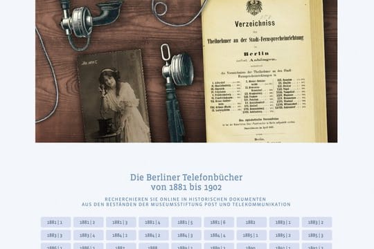 1881 erschien das erste Telefonbuch Deutschlands in Berlin.