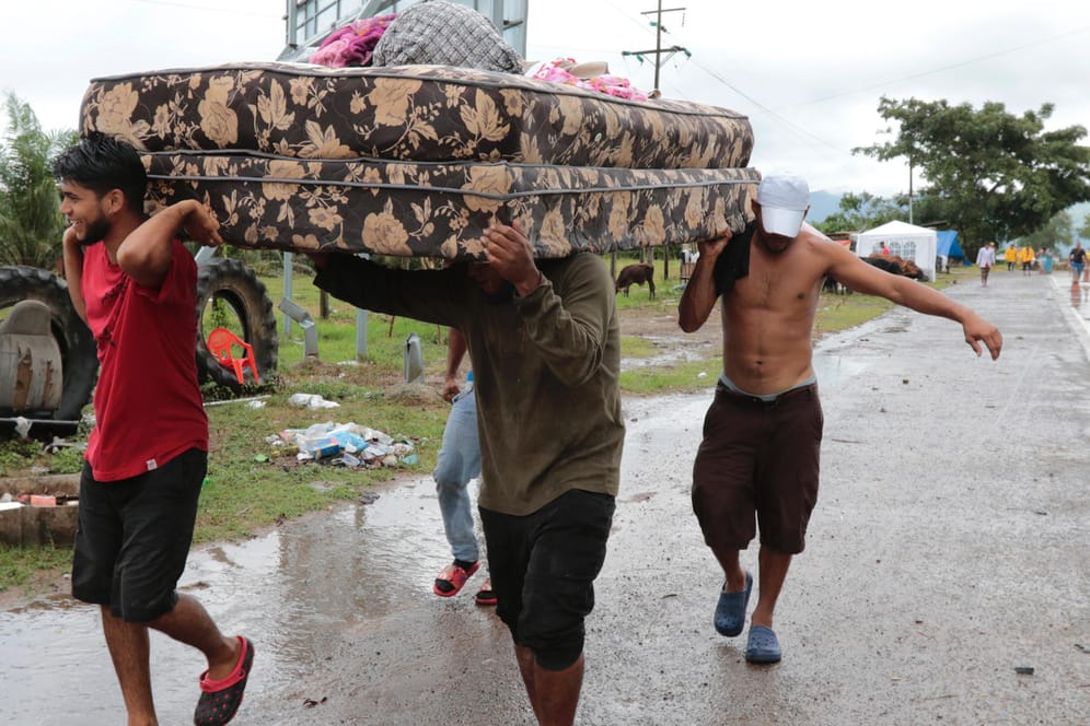 Honduras: Auch hier trifft der Sturm "Iota" mit voller Wucht auf das Land.