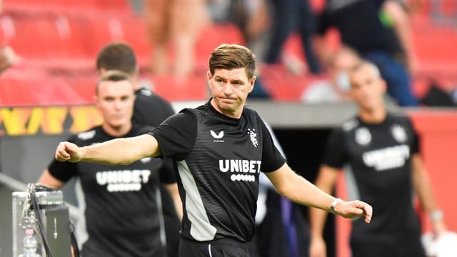 Arbeitet als Trainer der Glasgow Rangers: Steven Gerrard.