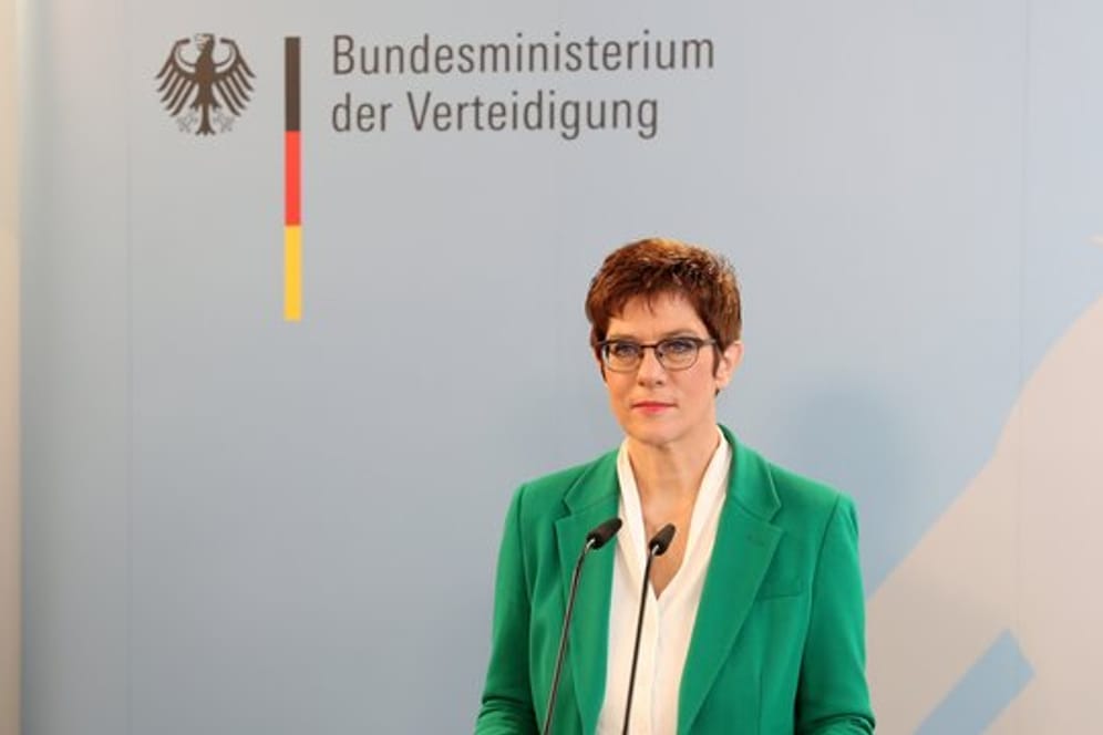 Bundesverteidigungsministerin Annegret Kramp-Karrenbauer (CDU).