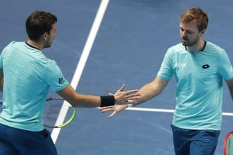 Haben das Halbfinale bei den ATP Finals verpasst: Kevin Krawietz (r) und Andreas Mies.