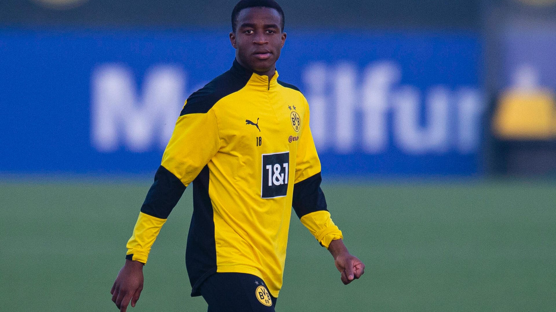 Top-Talent: Youssoufa Moukoko im BVB-Training.