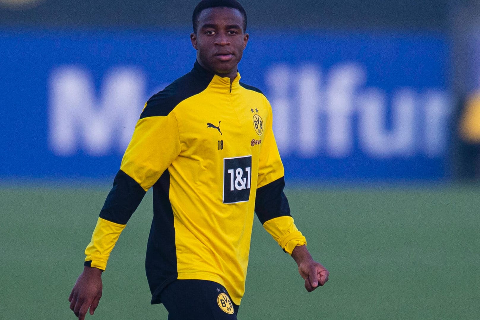 Top-Talent: Youssoufa Moukoko im BVB-Training.
