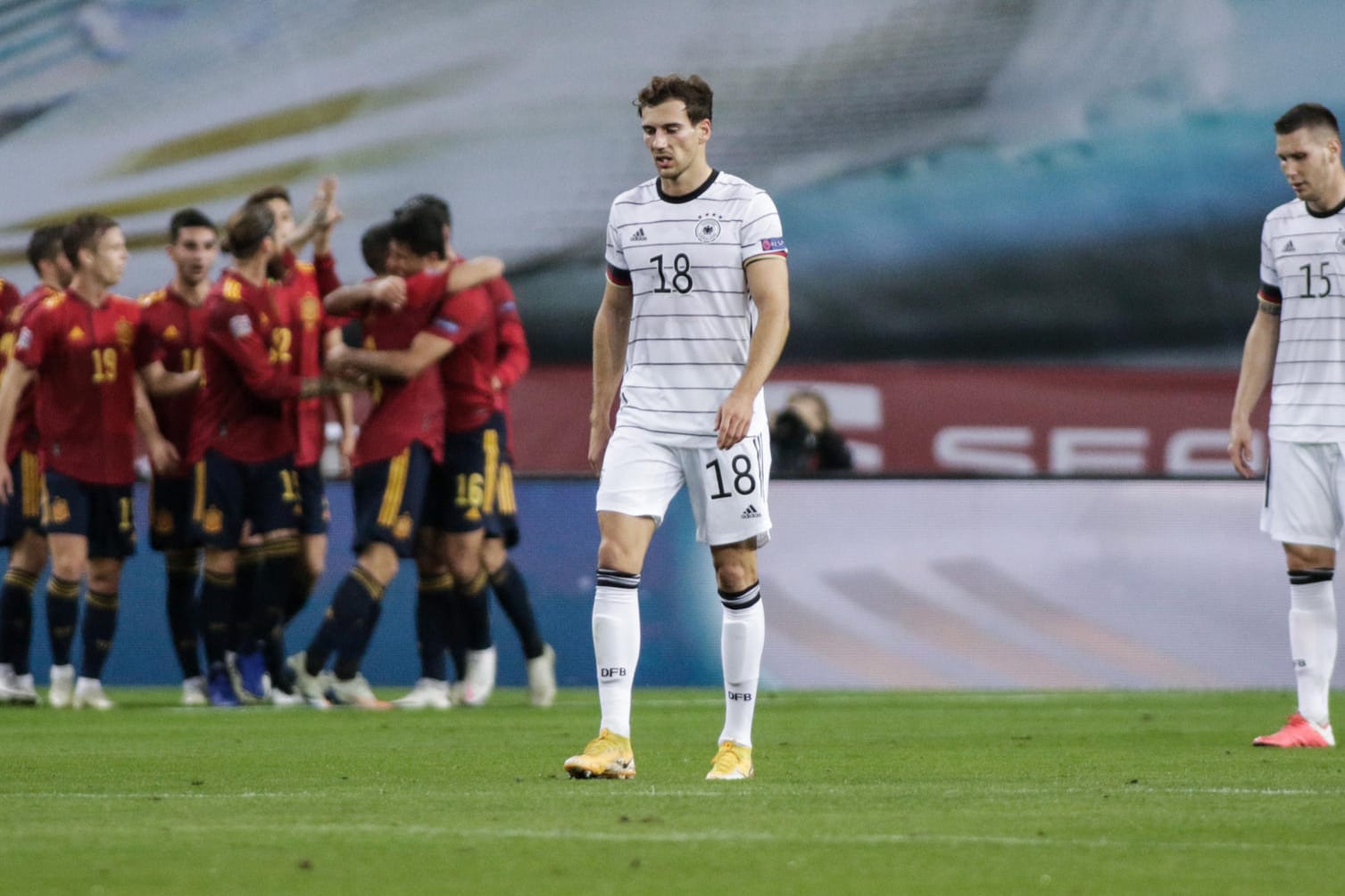 Das war deutlich: Die deutsche Nationalmannschaft erlebte beim 0:6 in Sevilla ein Debakel.