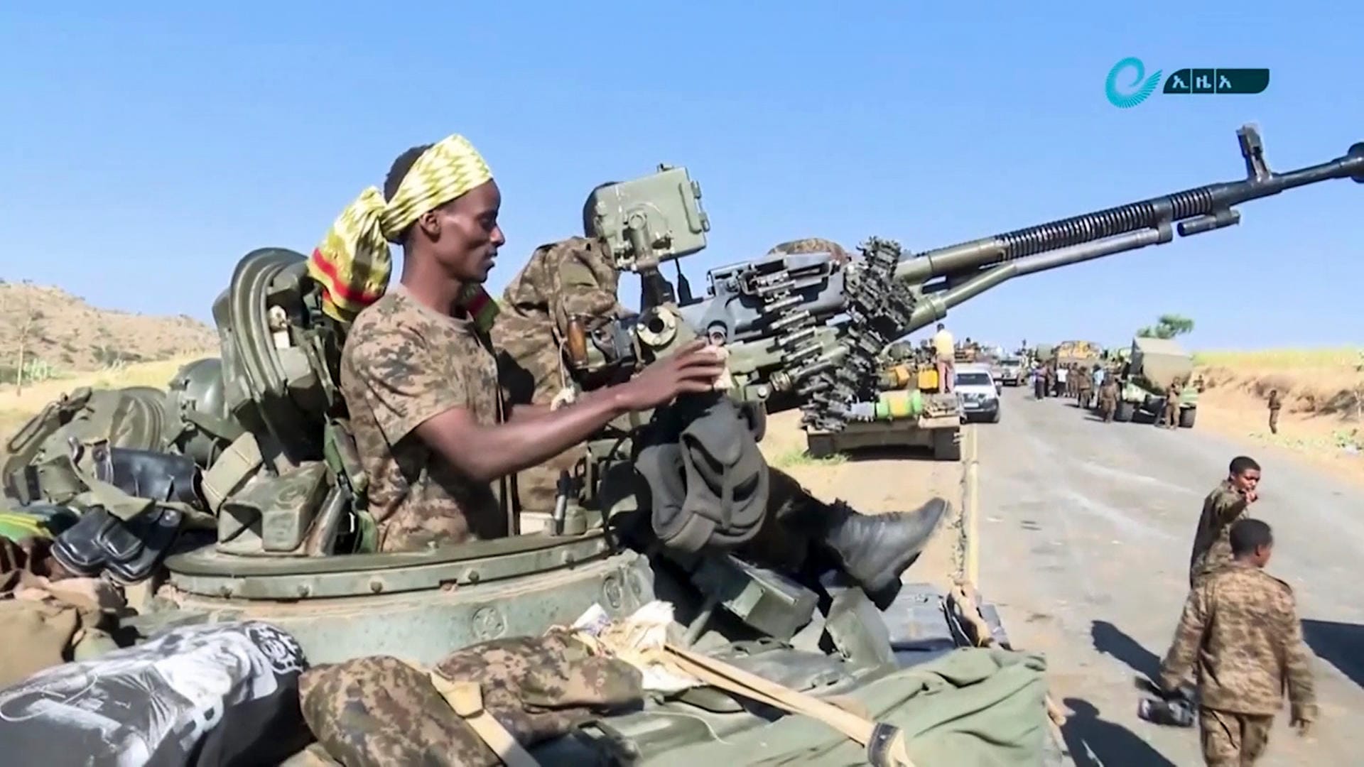 Äthiopische Soldaten rücken in Gebiete der Tigray vor.