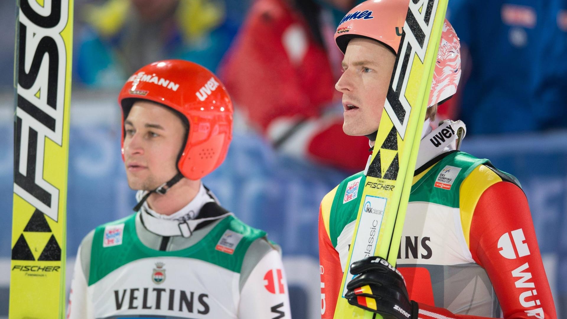 Gute Freunde: Markus Eisenbichler und Severin Freund (r.) waren gemeinsam auf dem Internat.