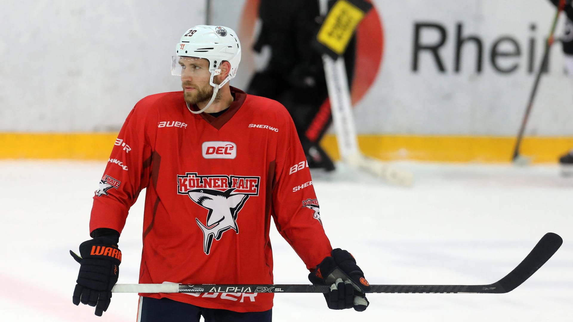 Kölner Haie-Spieler Leon Draisaitl bei einem Spiel in der Köln Arena im Oktober: Lukas Podolski half dem Klub mit einer Wette, mehr Karten zu verkaufen.