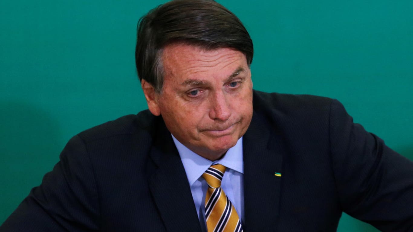 Jair Bolsonaro: Brasiliens Präsident erntet in diesen Tagen viel Spott.