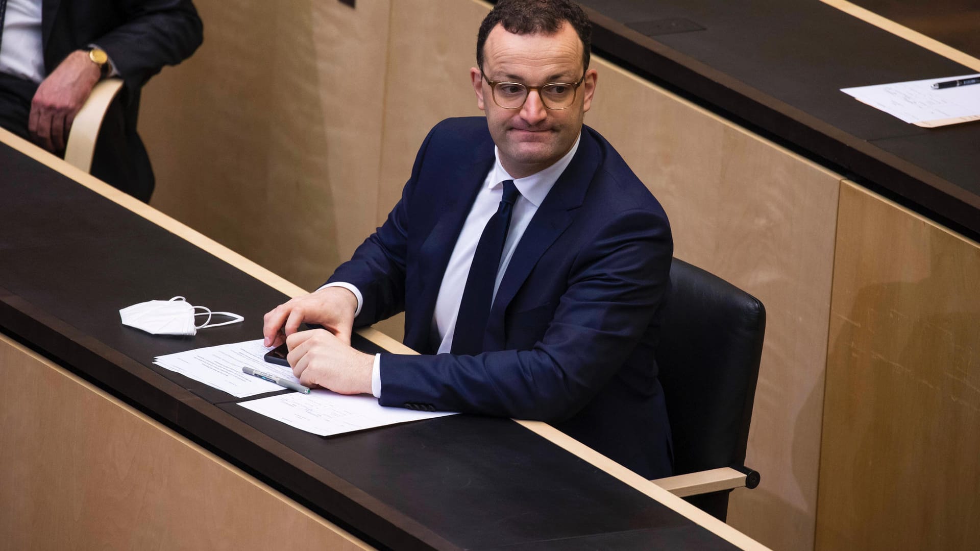 Nicht alles läuft glatt: Gesundheitsminister Jens Spahn sorgte im Wirtschaftsministerium für Ärger.