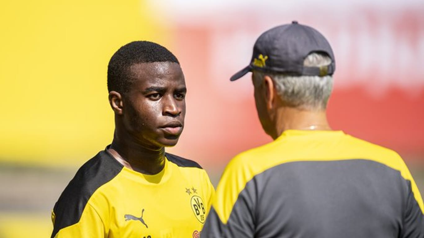 Steht vor seinem ersten Bundesliga-Einsatz: BVB-Talent Youssoufa Moukoko.
