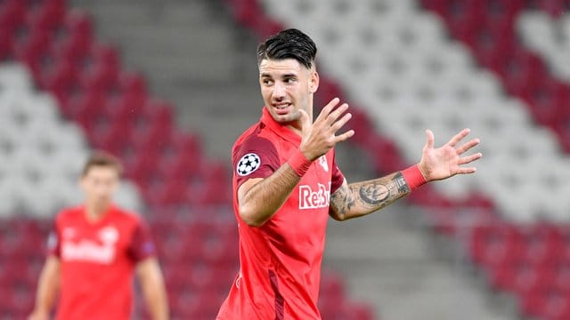 Steht bei RB Leipzig auf der Wunschliste: Dominik Szoboszlai von RB Salzburg. Steht bei RB Leipzig auf der Wunschliste: Dominik Szoboszlai von RB Salzburg.