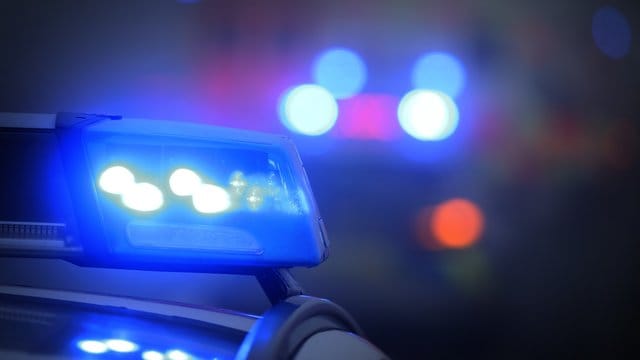 Polizeiauto mit Blaulicht