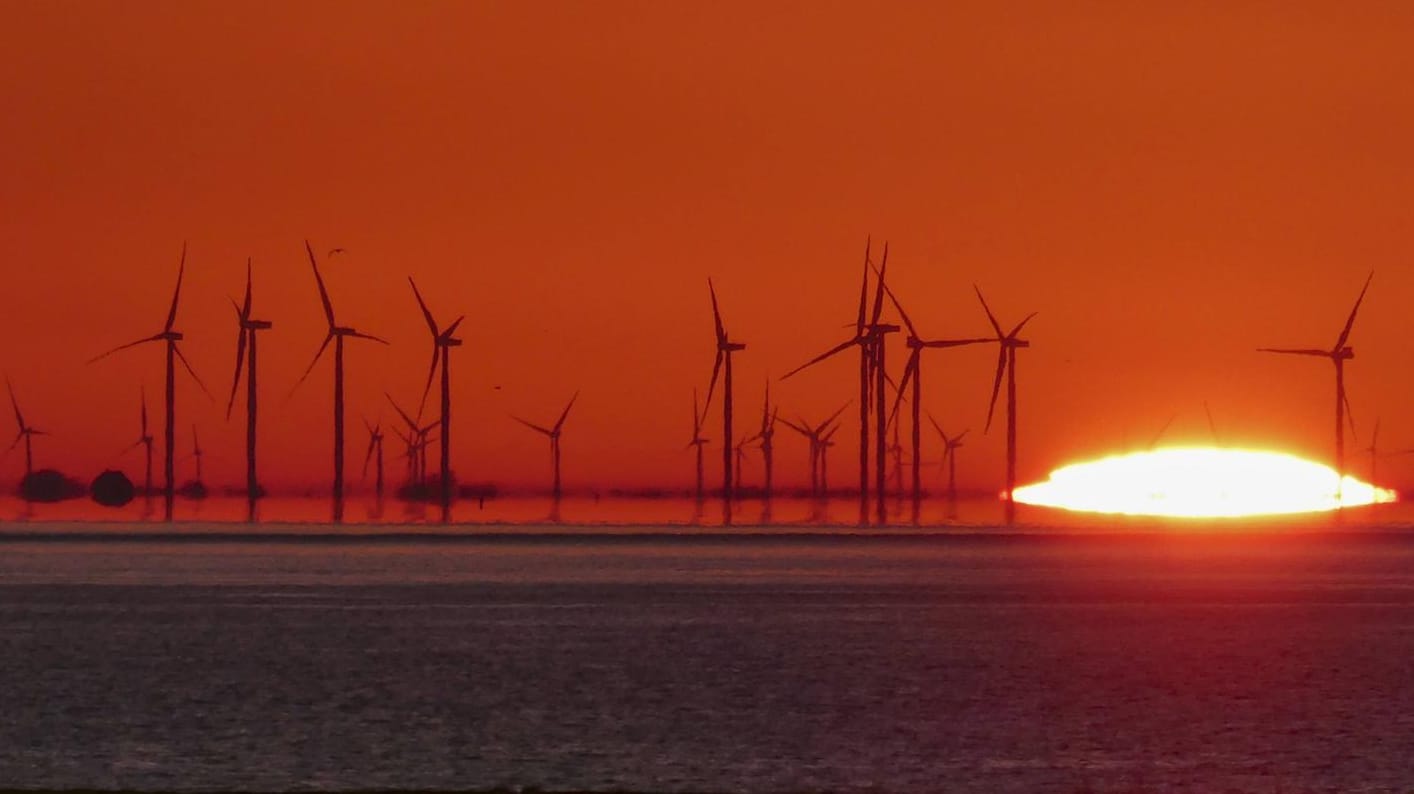 Windräder im Wattenmeer vor Schleswig-Holstein: Bis 2030 soll fünfmal mehr Offshore-Energie innerhalb der EU hinzukommen.