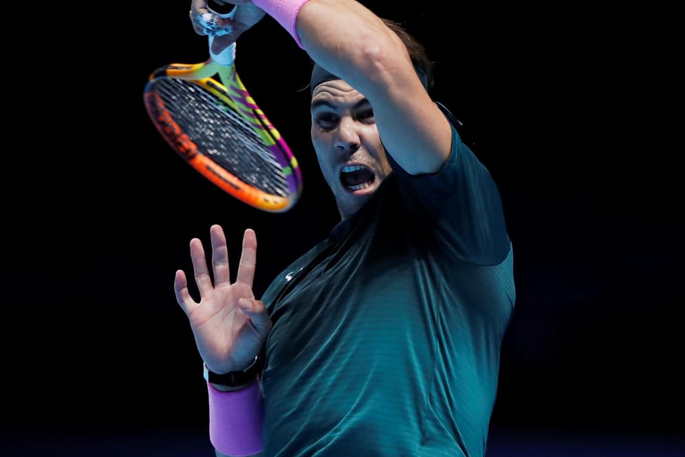 Rafael Nadal: Der Spanier kämpft gegen Vorjahressieger Tsitsipas um den Halbfinaleinzug bei den ATP-Finals.