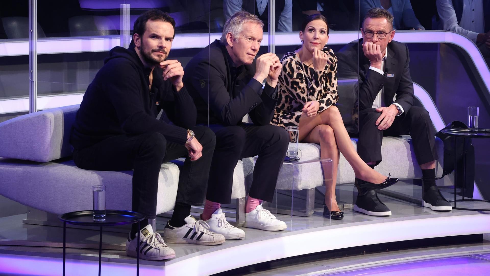 Promi-Special bei "Wer wird Millionär?": Steffen Henssler, Johannes B. Kerner, Sabrina Mockenhaupt und Ralf Rangnick traten bei Günther Jauch an.