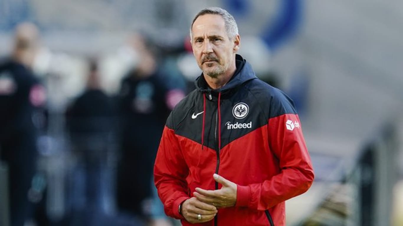 Hätte Union-Torjäger Max Kruse gerne zur Eintracht geholt: Frankfurt-Coach Adi Hütter.