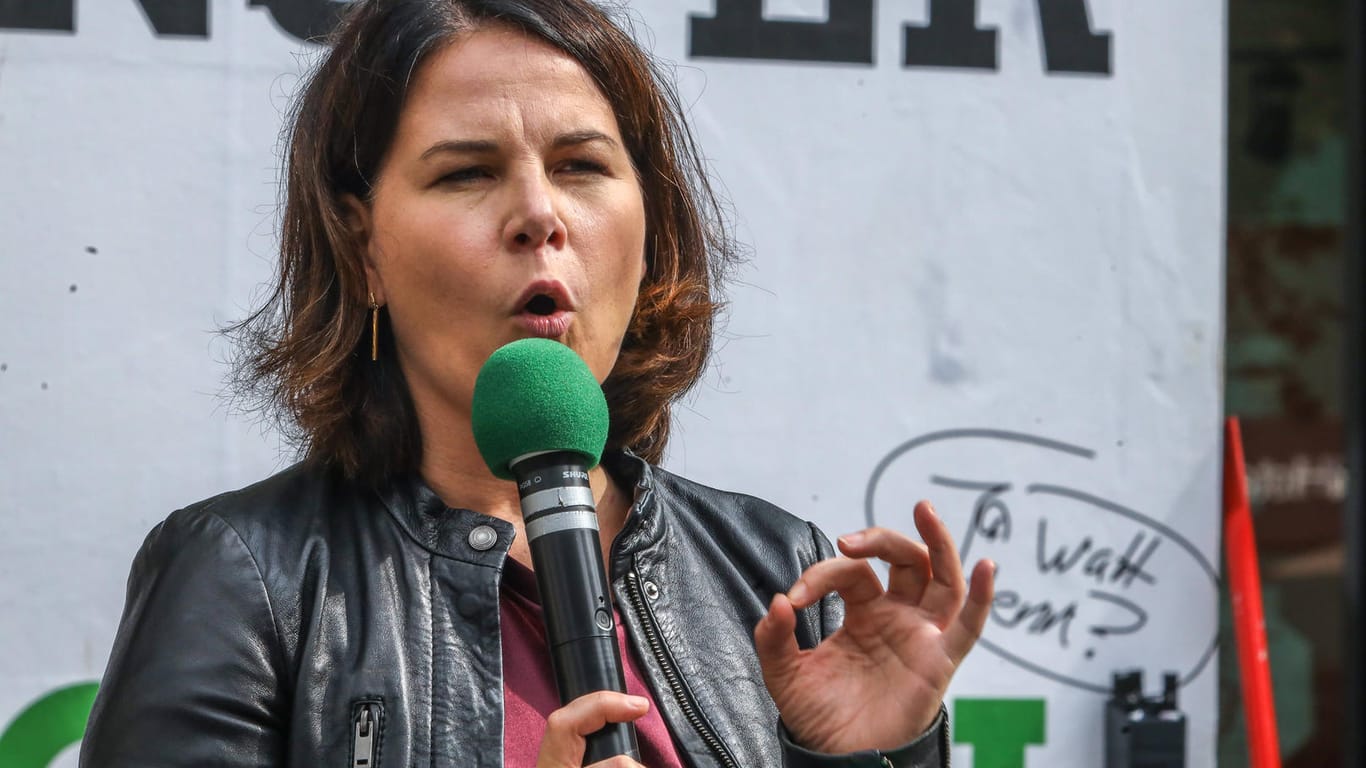 Annalena Baerbock: Die Grünen-Chefin wehrt sich gegen Kritik von Klimaaktivisten.