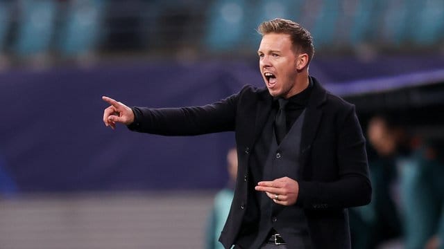 Geht auch mit sich selber kritisch ins Gericht: Leipzig-Coach Julian Nagelsmann. Geht auch mit sich selber kritisch ins Gericht: Leipzig-Coach Julian Nagelsmann.